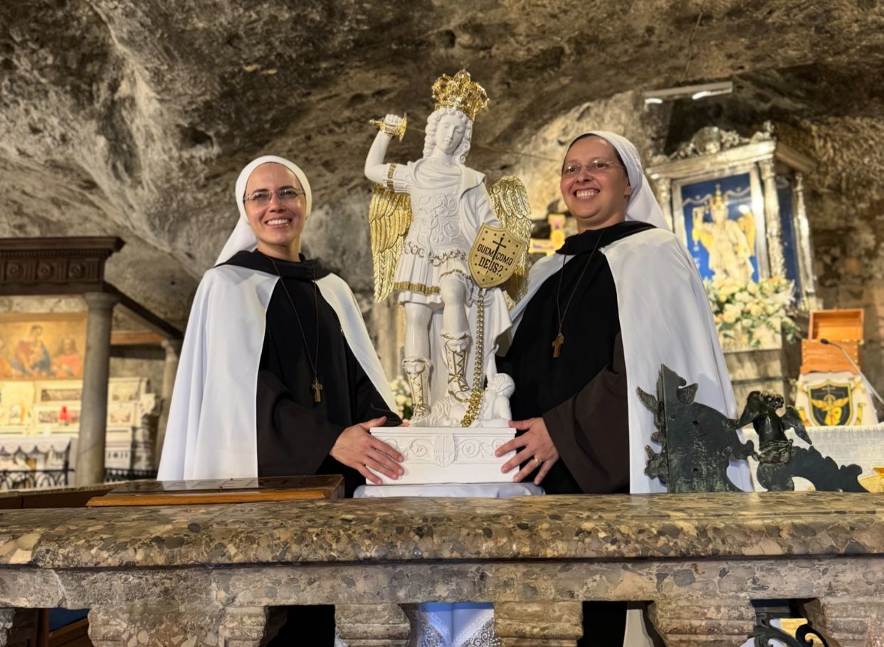 Imagem Peregrina de São Miguel Arcanjo em peregrinação pelo Brasil em 2025