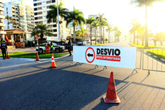 Avenida da Praia em Caraguatatuba terá interdição total na passagem do ano