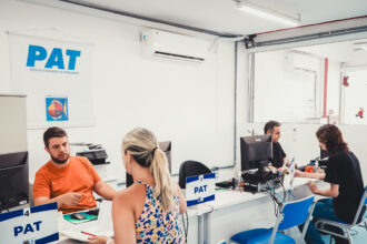 Unidade do Posto de Atendimento ao Trabalhador de São Sebastião com oferta de vagas de emprego