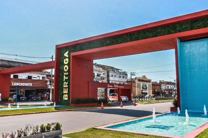 Obras de revitalização na Avenida 19 de Maio em Bertioga