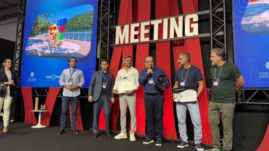 Representantes de Bertioga recebem prêmio de cidade esportiva em evento