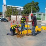 Rua Dr. Júlio Prestes no Centro de Bertioga com mudanças no trânsito