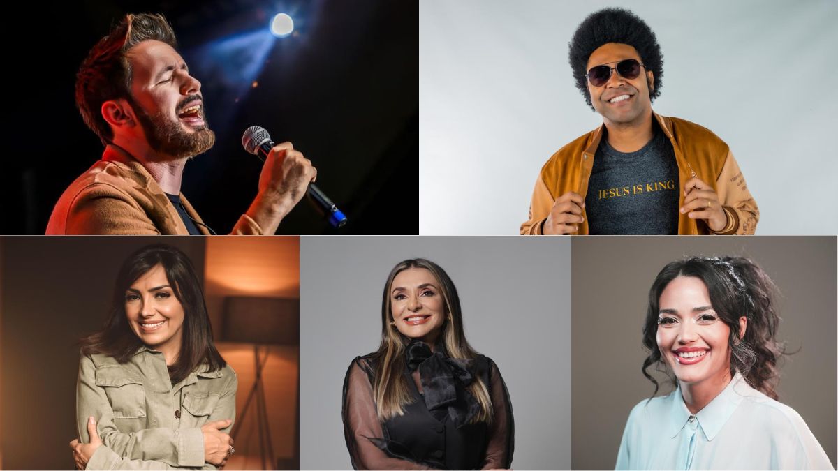 Artistas do evento gospel em Bertioga