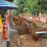 Obras de drenagem na Avenida Riachuelo em Ilhabela
