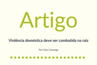 Arte padrão de artigo - conscientização e combate à violência doméstica contra mulheres