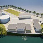 Vista do sistema de produção Água Branca em Ilhabela, onde será instalada a primeira usina de dessalinização do estado de São Paulo pela Sabesp