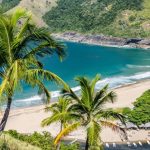 Vista da Praia do Bonete em Ilhabela, litoral norte de São Paulo, eleita uma das 100 melhores praias do mundo pelo ranking Best Beaches in the World