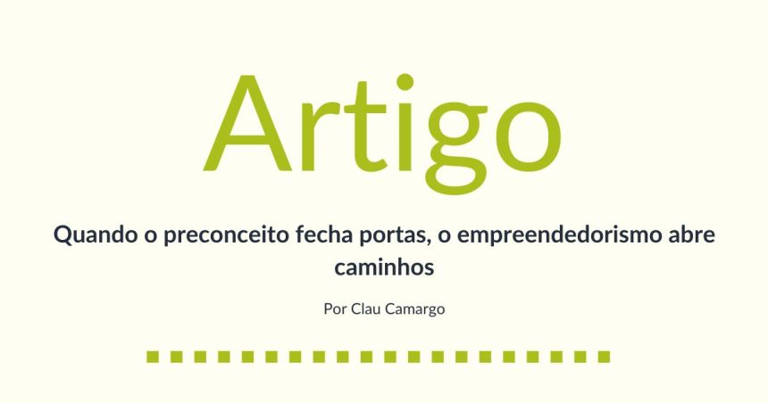 Ilustração do artigo de Clau Camargo sobre empreendedorismo da população LGBTQIAPN+ no Brasil