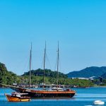Vista de Bertioga, eleita o segundo melhor destino do Brasil para turismo do sono