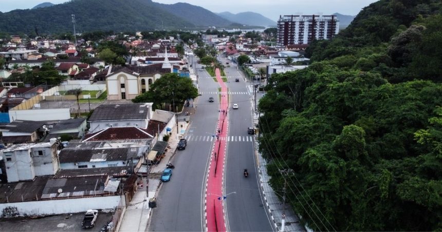 Trecho da avenida Anchieta em Bertioga que será interditado para a Festa Junina da APAE