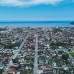 Vista turística de Bertioga, reconhecida como Município Turístico pelo Ministério do Turismo