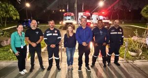 Novas ambulâncias entregues pela Prefeitura de Bertioga para reforçar o SAMU e as remoções de pacientes
