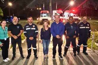 Novas ambulâncias entregues pela Prefeitura de Bertioga para reforçar o SAMU e as remoções de pacientes