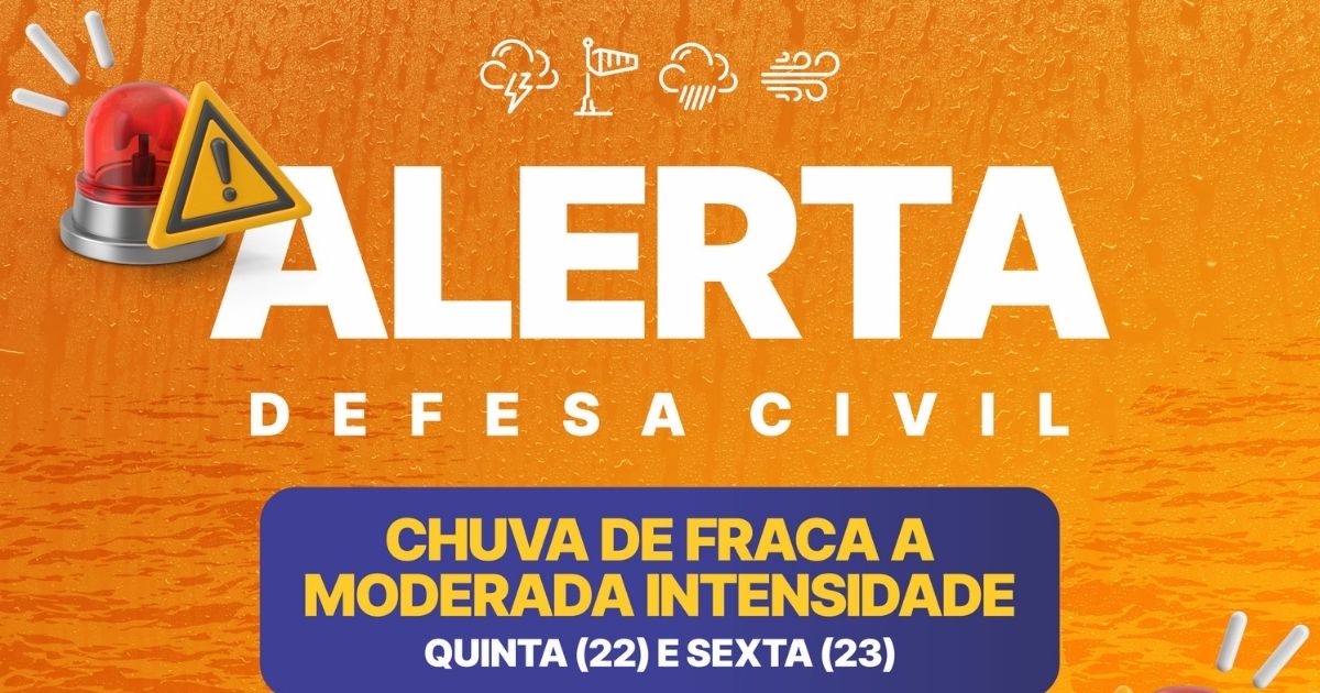 Defesa Civil de São Sebastião orienta a população sobre a previsão de chuva e ventos fortes