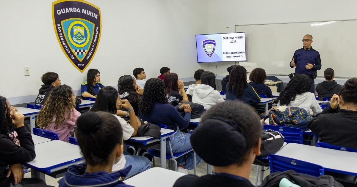Aula da Guarda Mirim de São Sebastião