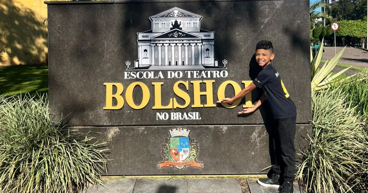 Henri Bernardo, aluno do Ballet Municipal de Bertioga, aprovado na Escola do Teatro Bolshoi