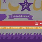Praia da Enseada, em São Sebastião, local previsto para o Luau da Enseada, cancelado por previsão de chuva